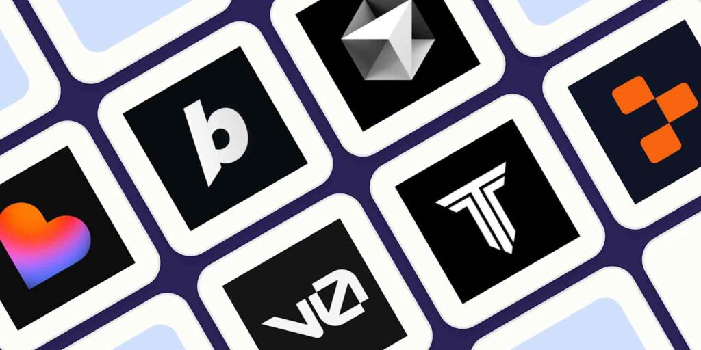 An image showing different Vibe Coding tools icons