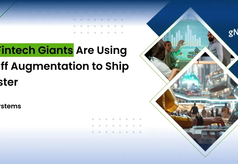 How Fintech Giants Are Using AI Staff Augmentation to Ship 3x Faster, blog banner reference image