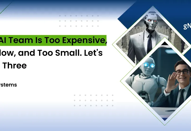Banner image : Your AI Team Is Too Expensive, Too Slow, and Too Small. Let's Fix All Three
